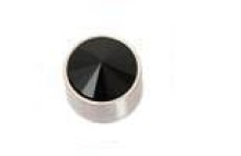Aufsatz Zirkonia schwarz spitz klein Ø 9mm 7090.37.08