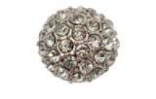 Aufsatz Tops Cabochon Strass weiß mini 10mm 7090.37.40