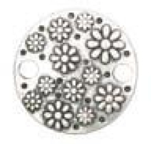 Wiesenblumen Scheibe silber 25mm 7090.67.21