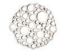 Lochscheibe silber 30mm 7090.67.34