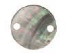Perlmuttscheibe dunkel klein 22mm 7090.67.54