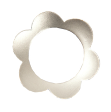 Scheibe silber weiss klein 7090.78.61