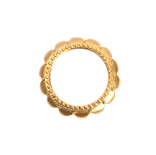 Abschlussring Kreise gold 7090.78.82