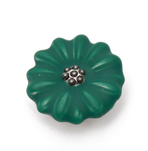 NEU! Aufsatz Blume türkis 7090.80.24