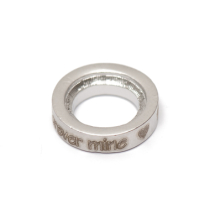 NEU! Hülse mit Herz und Spruch rund 13mm 7090.80.33