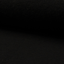 Walkstoff schwarz 100% Wolle 380/m² 140-145 cm breit